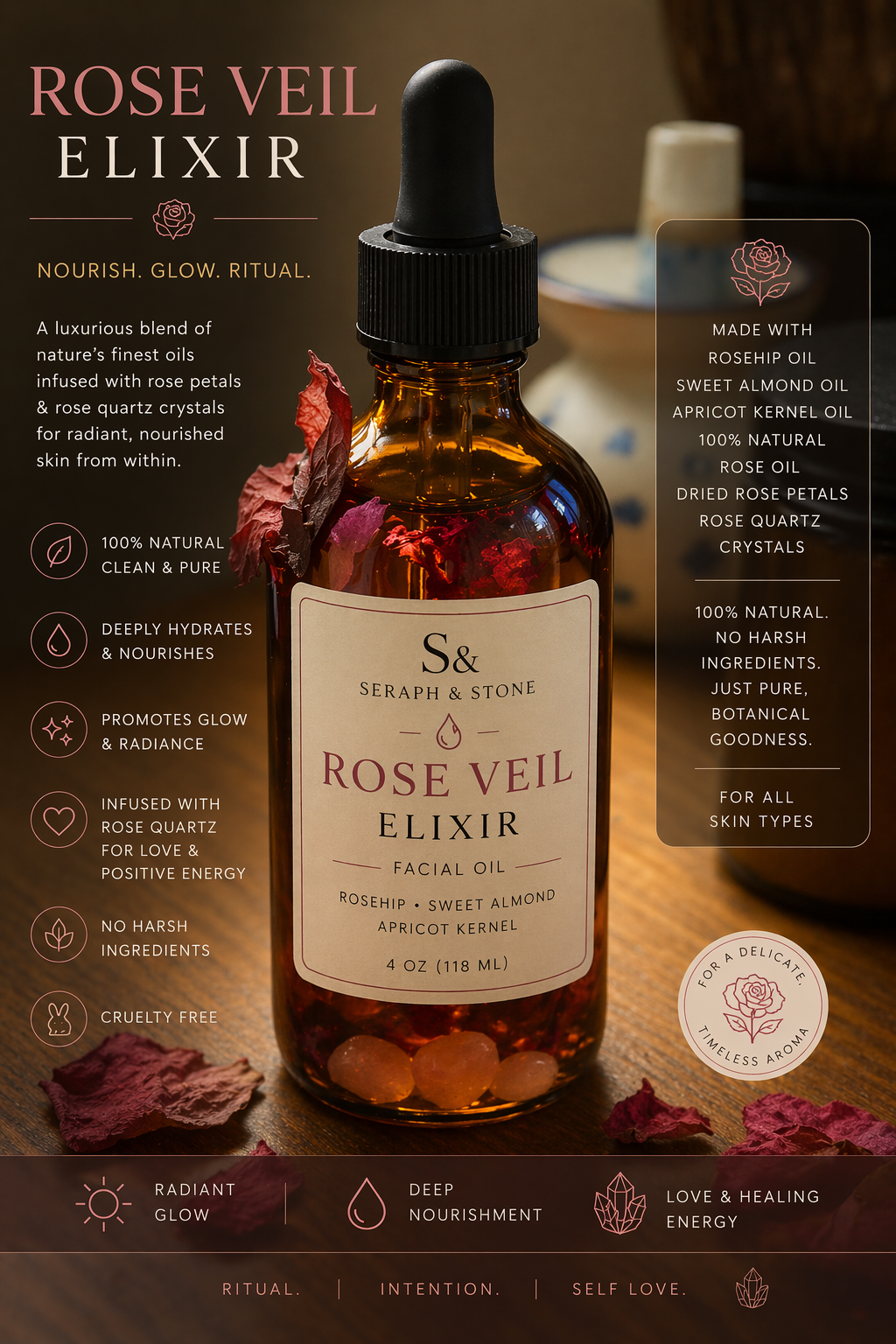 Rose Veil Elixir — Facial Oil