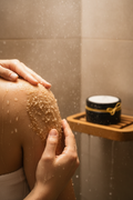 Temple Stone body polish spa application