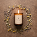 Cathedral Light candle with lavender and chamomile